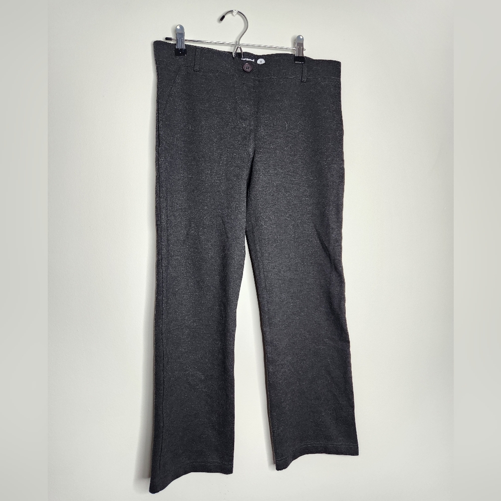 Betabrand Charcoal Gray Classic Trouser Size Medium‎ Petite
